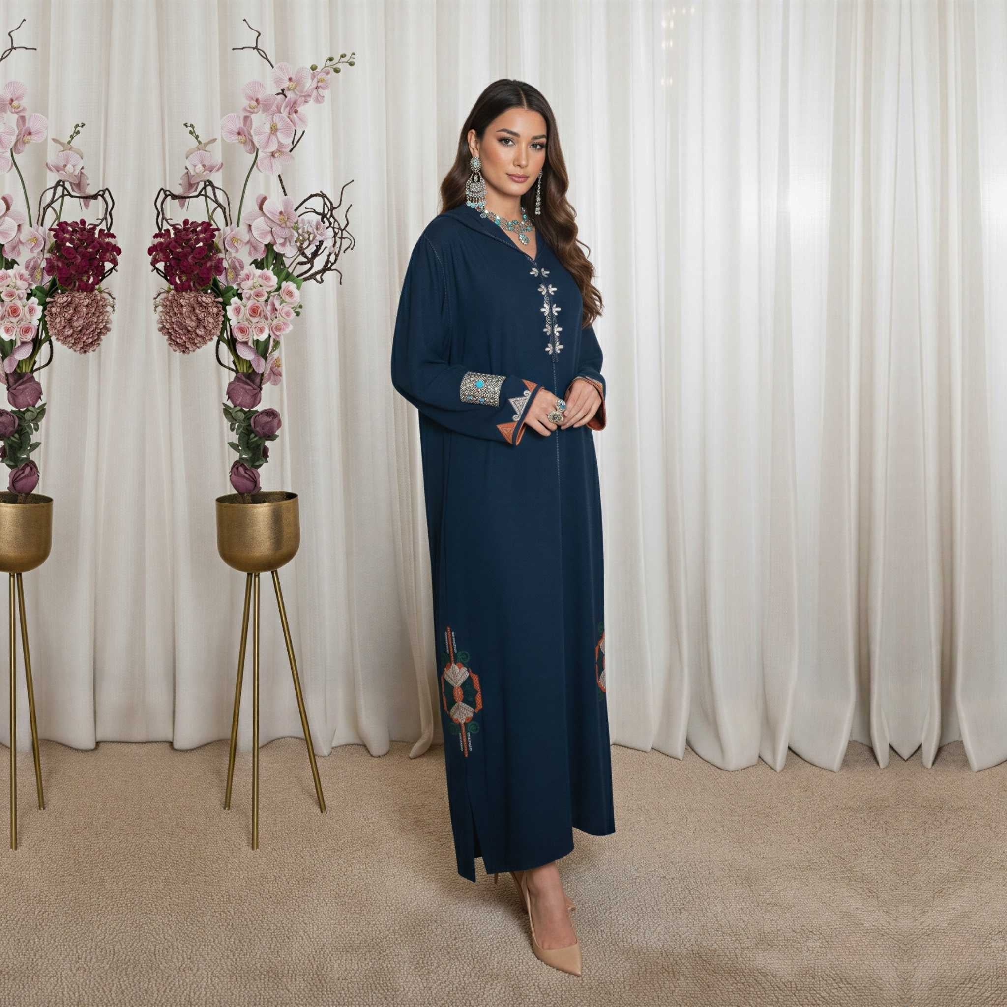 Emerald Majesty – Moroccan Djellaba